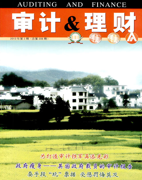 《审计与理财》2013年第03期