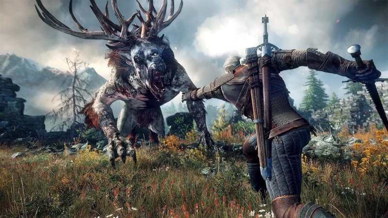 the witcher 3 wild hunt stag battle 1