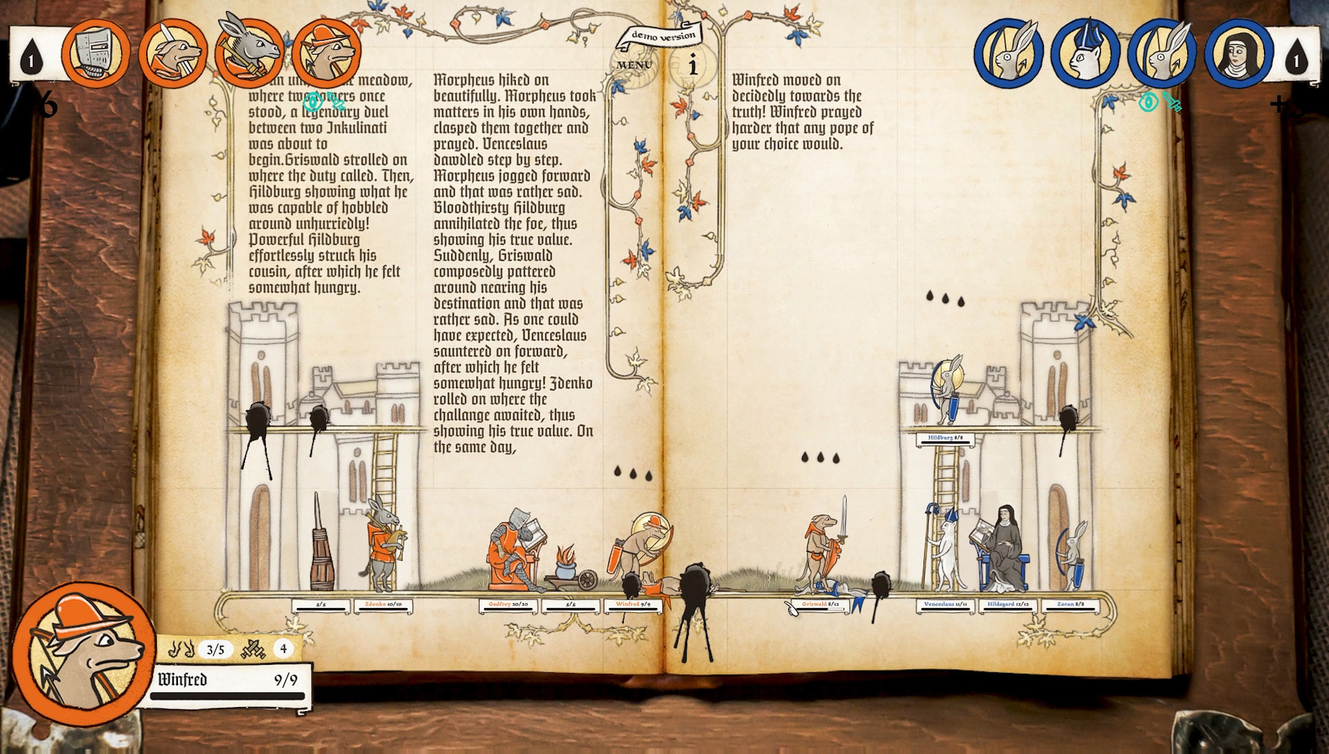 中世纪手稿风策略游戏《神笔谈兵》预计冬季展开抢先体验