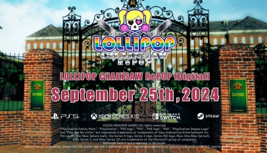 《电锯甜心》10 周年纪念《Lollipop Chainsaw RePOP》9/25 全球正式上市